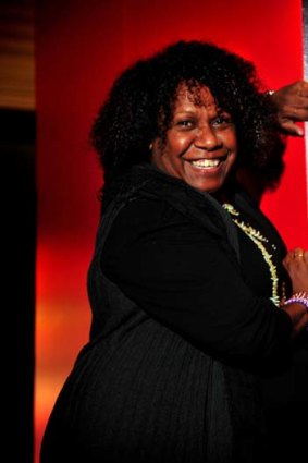 "Don't give up" ... Gail Mabo, Eddie Mabo's daughter.