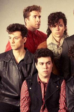 The cast as INXS.
