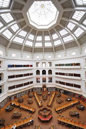 The La Trobe Reading Room in Melbourne's State Library is no longer the quiet haven for study it once was - it's a tourist attraction.