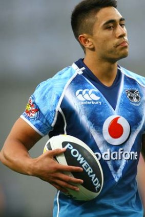 Another casualty ... Shaun Johnson.