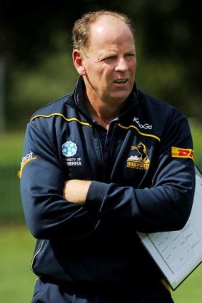 Disappointed: Brumbies coach Jake White.