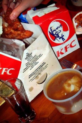 KFC: Filling a junk-food hole in Gaza.