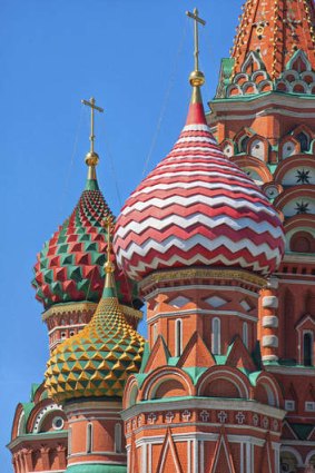 St Basil's Cathedral in Moscow.