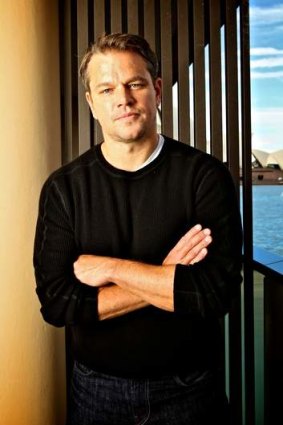 Matt Damon in Sydney promoting his latest film, <i>Elysium</i>.