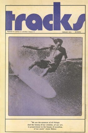 Surfing pioneer and cover boy Michael Peterson in 1974.