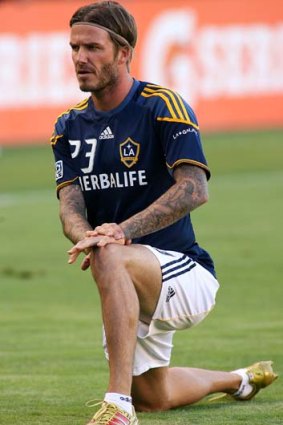 Sights on Beckham ... A-League teams are in negotiations to host LA Galaxy player David Beckham.