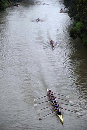 Take the bus and win the race ... GPS schools are encouraging students not to drive to this year's rowing regatta.
