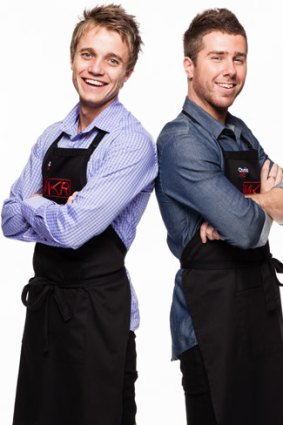 Victorian cousins Sam and Chris are battling it out on <i>My Kitchen Rules</i>.