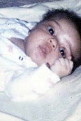 Carlina White as a baby.