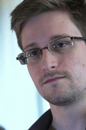 Former US spy agency contractor Edward Snowden.