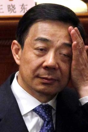 Dumped: Bo Xilai.