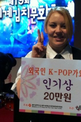Australian rapper Miki Lim preparing for her second K-pop contest in Korea.