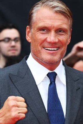 "You basically just try not to get hurt" ... Dolph Lundgren.