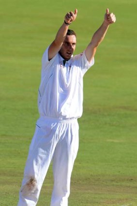 Kyle Abbott took 7-29 and 2-39 in his only Test, against Pakistan a year ago.