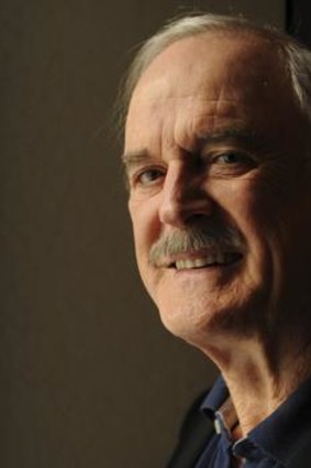 John Cleese,72, on a world tour that helps him pay alimony to his third wife.