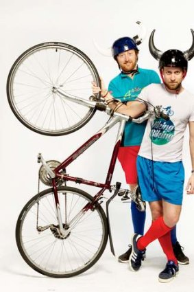 Viking Biking's Matt Peterson and  Dave Zwolenski.
