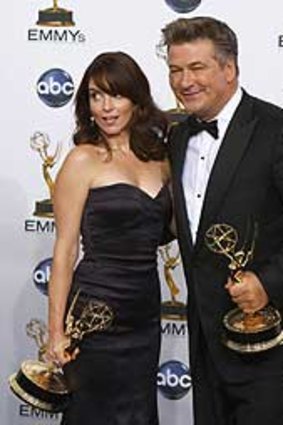 Tina Fey and Alec Baldwin.