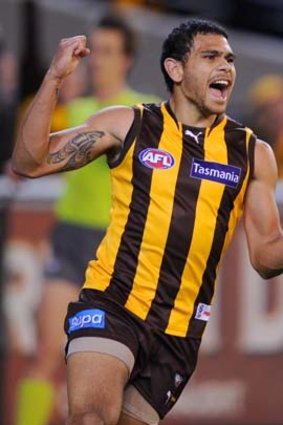 Cyril Rioli, a prominent member of Hawthorn's mosquito fleet.