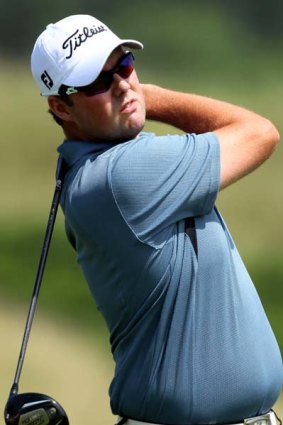 Marc Leishman in action last year at Whistling Straits, Wisconsin.