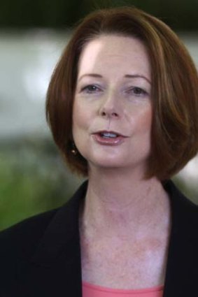 "It's fair to say he's aware of it" ... Julia Gillard.