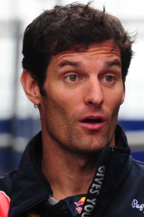 Red Bull Racing's Australian driver Mark Webber at Istanbul Park ahead of the Turkish Formula One Grand Prix.
