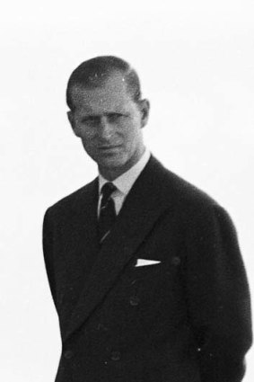 Prince Philip during a visit to Australia in 1954.