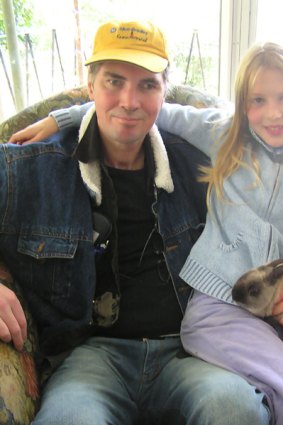 Stuart Lamer with his niece Georgina Sproule.