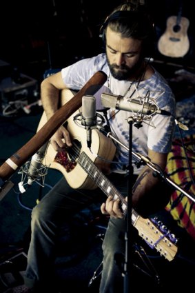 Musician Xavier Rudd records his latest album, <i>Spirit Bird</i>, with his custom-built Cole Clark guitar, a Fat Lady, 12-string acoustic.