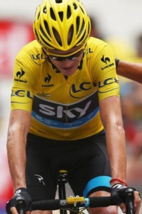 Chris Froome during the 2013 Tour de France.