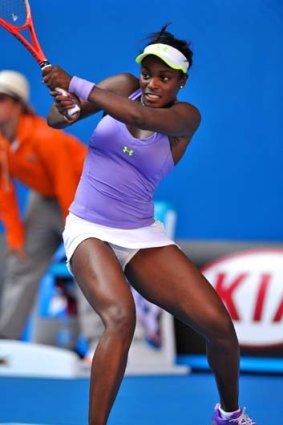 "She's been doing really amazing. I have a tough match, so we'll see" ... Serena Williams on Sloane Stephens, pictured.