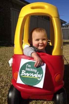 Barnaby Joyce appears to have supporters of all ages.