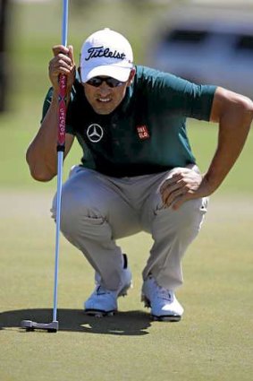 Out of contention: Adam Scott.