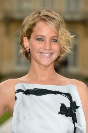 Jennifer Lawrence attends the Christian Dior show.
