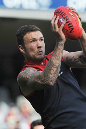 Mitch Clark played only 15 games for the Demons after moving fr4om the Brisbane Lions.