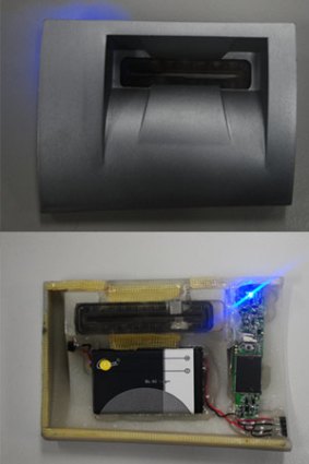 Skimming devices found on ATMs in Perth.