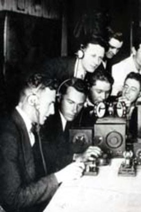 The old and the new ... the foundation members of the Waverley Amateur Radio Society in 1920.