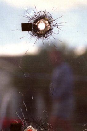 Lakemba police station was sprayed with bullets in 1998.