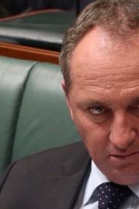 Agriculture minister Barnaby Joyce has said Canberra is out of touch with the regional sector.