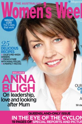Anna Bligh on the cover of the <i>Australian Women's Weekly.</i>