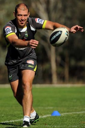 Long-awaited return: Canberra captain Terry Campese has been names in the Raiders side.