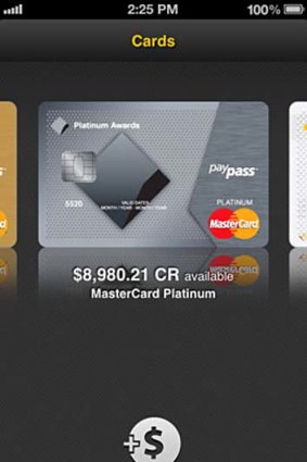 A screenshot of the CommBank Kaching app for iPhone.