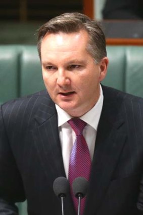 "Demand for resources is starting to moderate": Chris Bowen.