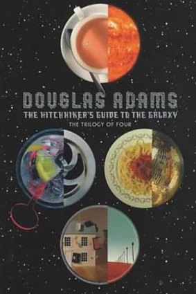 Hitchhiker's Guide to the Galaxy by Douglas Adams.