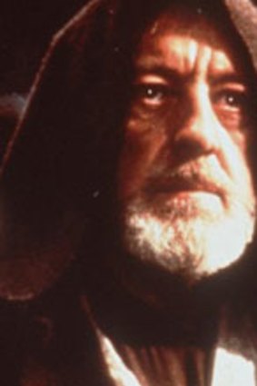 What do you mean, you don't know who I am? Sir Alec Guinness as Obi-Wan Kenobi.