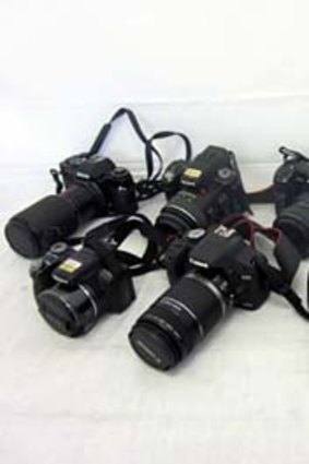Cameras are among the items available in Sydney Airport's lost property auction.