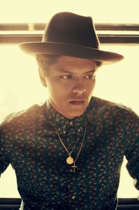 Bruno Mars has the voice of a '60s pop star and and the sex appeal of a '90s MTV star.
