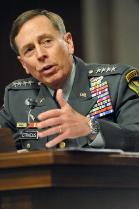 Former US Army general David Petraeus.