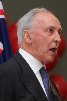 Lots to say: Former Prime Minister Paul Keating.