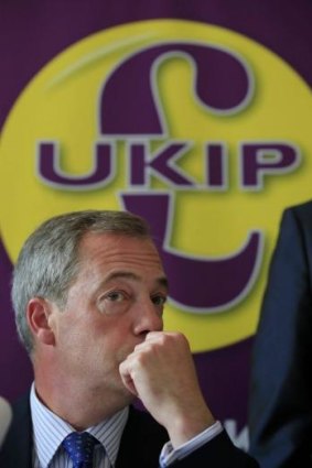 Front runner: UKIP leader Nigel Farage.