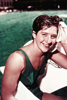 Dawn Fraser in her days as an Olympic champion.